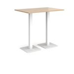 Brescia rect poseur table square bases