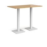 Brescia rect poseur table square bases