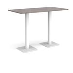 Brescia rect poseur table square bases