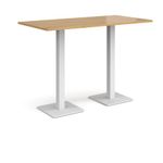 Brescia rect poseur table square bases