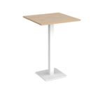 Brescia square poseur table square base