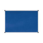 Bi Office Blue Felt Brd 1200X900 Alu Frm