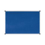 Bi Office Blue Felt Brd 1200X900 Alu Frm