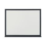 Bi-Silque Whiteboard 60x45cm Black Frame