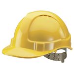 Comfort Vented Safety Helmet Yellow