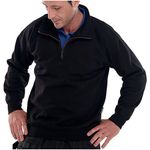 Quarter Zip Sweatshirt Black Xs