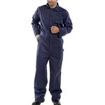 Beeswift Boilersuit Ctn Drll Nblu 36