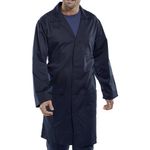 Click Pc Warehouse Coat Navy Blue 44