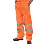 Hi Vis Traffic Trousers Orange S