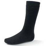 Thermal Terry Socks 1 Pair Black