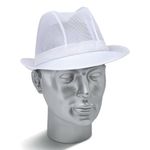 Beeswift Trilby Hat White Size Lg