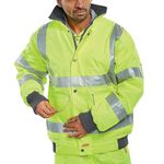 Hi Vis Bomber Jac Saturn Yellow M