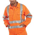 Beeswift Railspec Jacket Orange Sz38