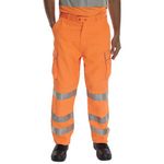 Rail Spec Hi Vis Trousers Orange 38