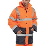 Two Tone Traffic Jacket Orange 5Xl