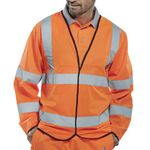 Hi Vis Long Sle Jerkin Orange 4Xl