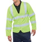 Hi Vis Lsle Jerkin Saturn Yellow L