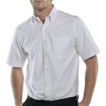 Oxford Short Sleeve Shirt White 16