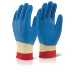 Reinforced Latex Gloves F/C Large