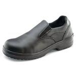 Ladies Slip-On S1 Shoe Black Sz 3