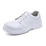 Micro Fibre Stl Toe S2 Shoe Wht 6.5