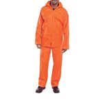 Nylon Weatherproof Suit Orange M