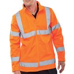 Soft Shell Jkt Hv Orange Med En2047