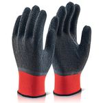 M/P F/C Black Latexpoly Glove M