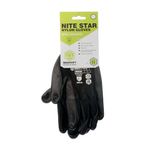 Nite Star Nylon Gloves Black Xl