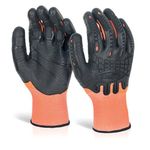 Cut Res Coated Impact Gloves Org M