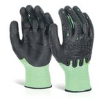 Cut Res Coated Impact Gloves Grn S