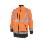 Hi Vis 2Tone Softshell Jkt Or/Bk 4Xl