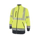 Hi Vis Softshell Jkt Sylw/Nvy 3Xl