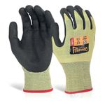 Nitrile Palm Coated Gloves Ylw Xl