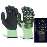 Gid Foam Nitrile Gloves Green L