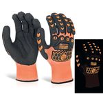 Gid Foam Nitrile Gloves Orange M