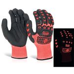 Gid Foam Nitrile Gloves Red 2Xl