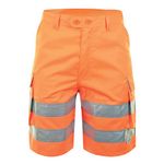 Rail Spec Hi Vis shorts Orange 32