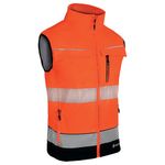 Deltic Hi Vis Gilet Org/Black L