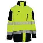 Deltic HiVis Jacket SYellow/NBlu 2XL