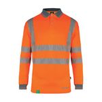 Envirowear Hi Vis Ls Polo Org 4Xl