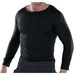 Long Sleeve Thermal Vest Black Xl