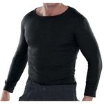 Long Sleeve Thermal Vest Black 2Xl