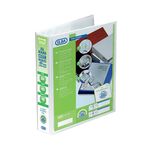 Elba A4 4D Ring 40Mm Wht Pan Pres Binder