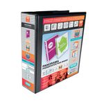 Elba A4 Panorama 65Mm 4D Pres Binder Blk