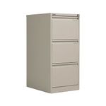 Filing Cabinet 3Draw Lock Grey Fsh Bs3E