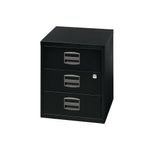 Ff Bisley 3Drw Filer Blk