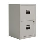 A4 Homefiler 2 Drawer Goose Grey