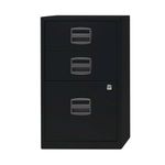 A4 Homefiler 3 Drawer Black