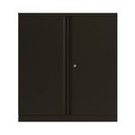 Ff Bisley 2Dr Cupboard Blk 1016Mm Empty
